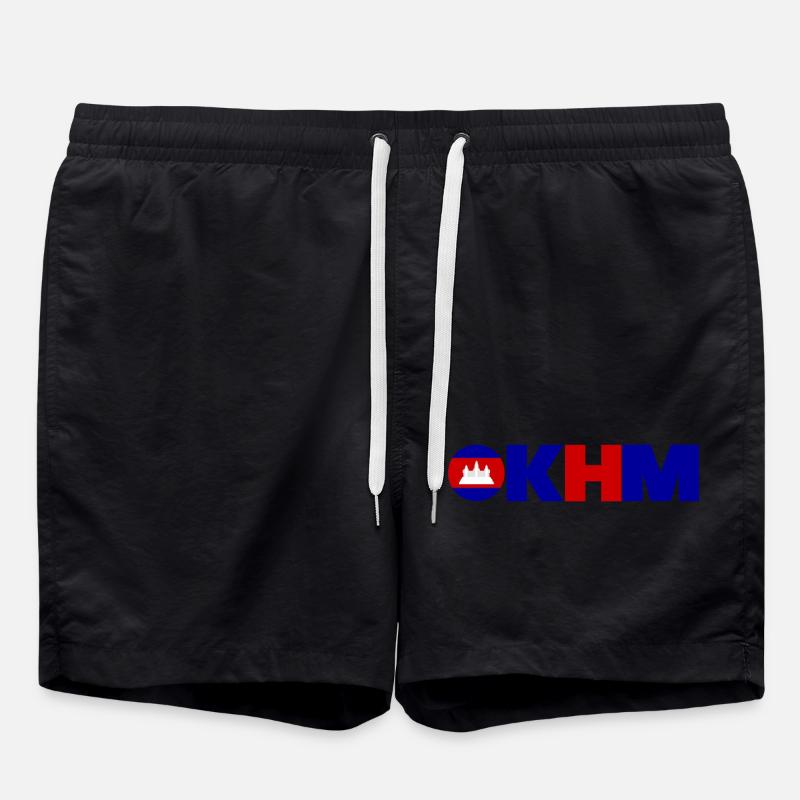 Cambodia - Swim Trunks - black