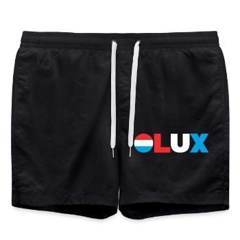 Luxembourg - Swim Trunks - black - Front - AI Model Male 185 light (185cm)