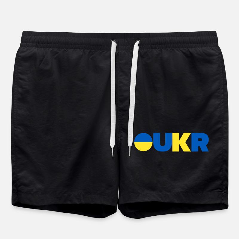 Ukraine - Short de bain - noir