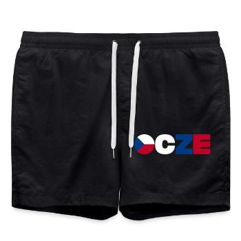 République tchèque - Short de bain - noir - Devant - AI Model Male 185 light (185cm)
