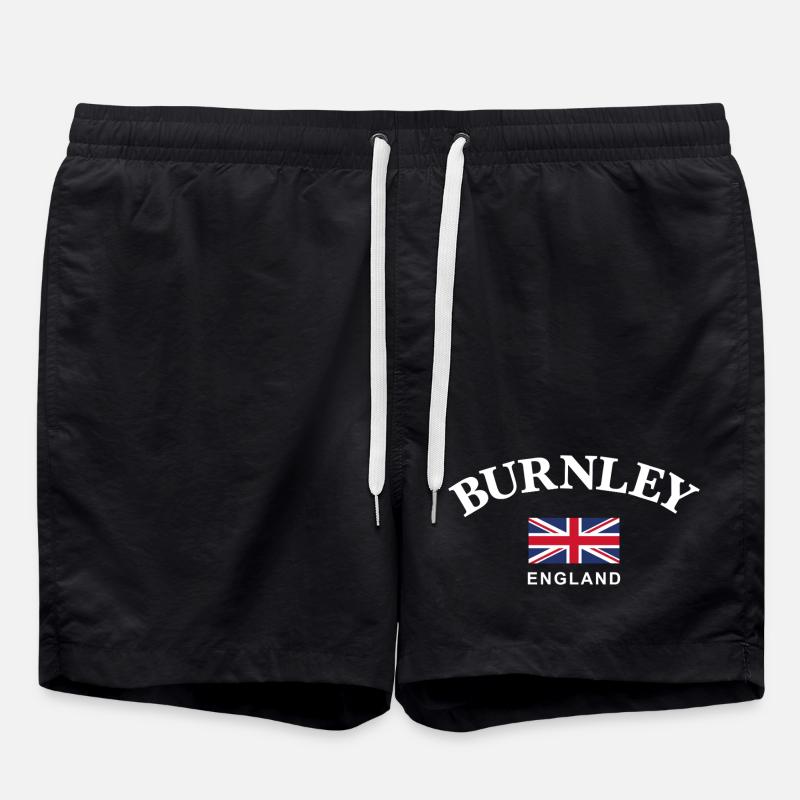 Burnley, Angleterre - Short de bain - noir