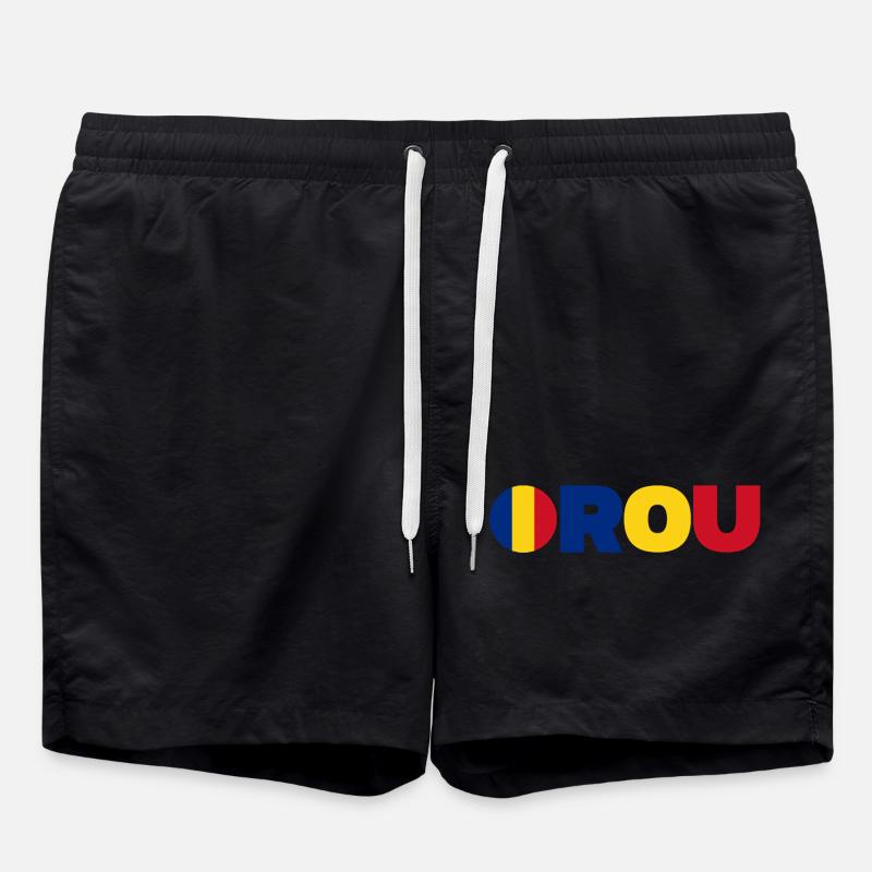 Rumänien - Badeshorts - Schwarz