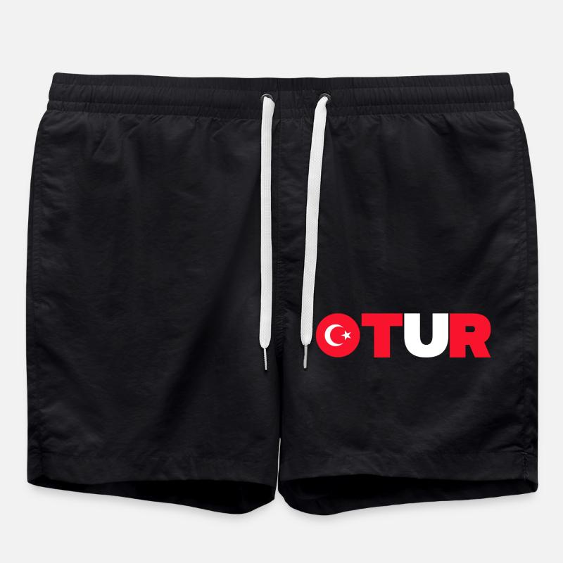 Turkey - Swim Trunks - black