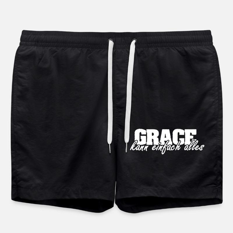 Saying Grace - Swim Trunks - black