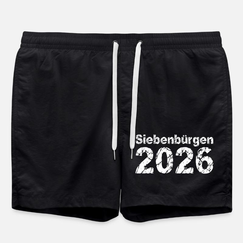 Siebenbürgen 2026 - Badeshorts - Schwarz