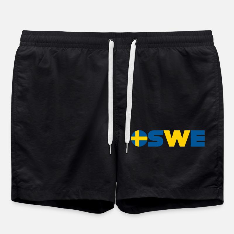 Suède - Short de bain - noir