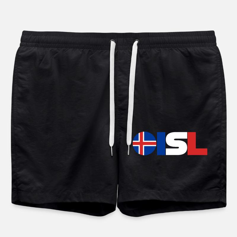 Islande - Short de bain - noir
