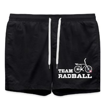 Team Cycling, Cycling Players, Indoor Cycling - Swim Trunks - black - Front - AI Model Male 185 light (185cm)