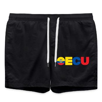Ecuador - Badeshorts - Schwarz - Vorne - AI Model Male 185 light (185cm)