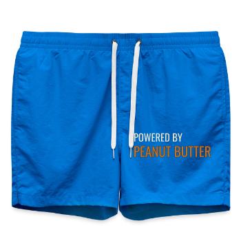 Alimenté par du beurre de cacahuète - Short de bain - cobalt blue - Devant