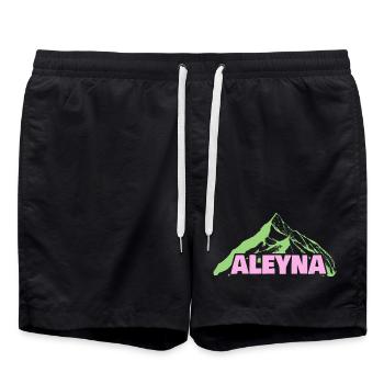 Mount Aley - Swim Trunks - black - Front - AI Model Male 185 light (185cm)