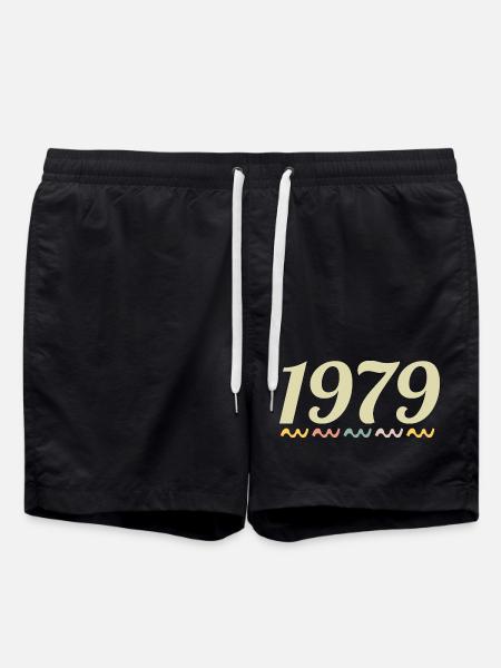 1979 - Badeshorts - Schwarz