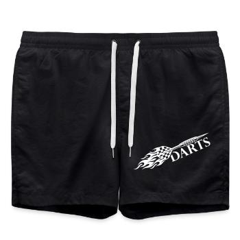 Dart Darts Flame - Swim Trunks - black - Front - AI Model Male 185 light (185cm)