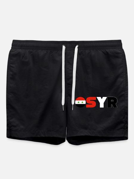 Syrie - Short de bain - noir