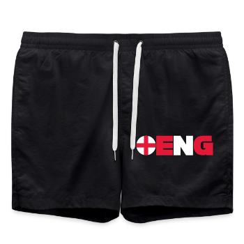 Angleterre - Short de bain - noir - Devant - AI Model Male 185 light (185cm)