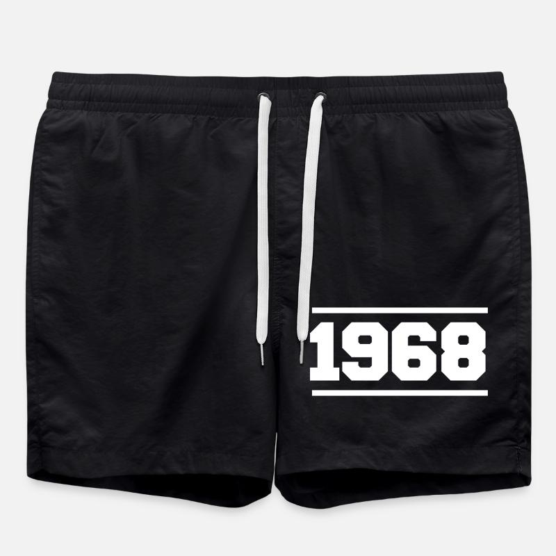 1968 Cadeau rétro 1968 - Short de bain - noir