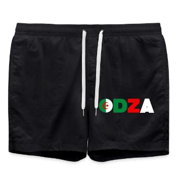 Algeria - Swim Trunks - black - Front - AI Model Male 185 light (185cm)