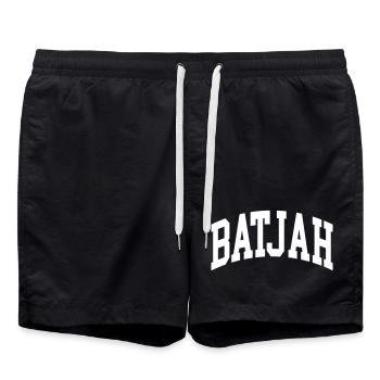 Batjah - Swim Trunks - black - Front - AI Model Male 185 light (185cm)