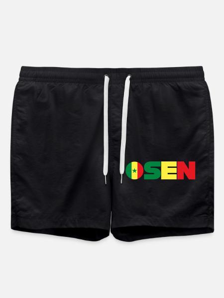 Senegal - Badeshorts - Schwarz