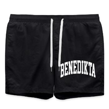 Benedikta - Swim Trunks - black - Front - AI Model Male 185 light (185cm)