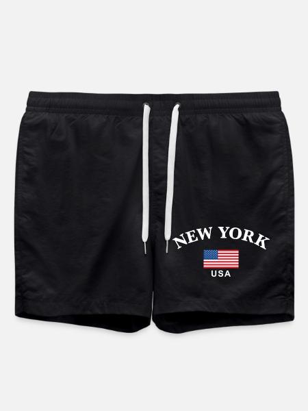 New York, USA - Swim Trunks - black
