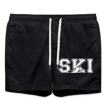 Ski Skieurs Sports d’hiver - Short de bain - noir - Devant - AI Model Male 185 light (185cm)