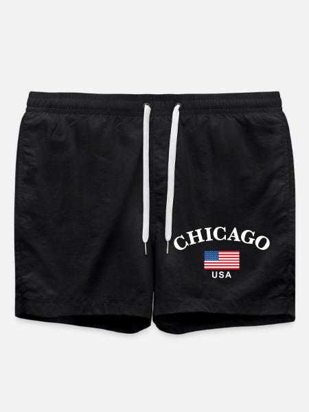 Chicago, USA - Swim Trunks - black
