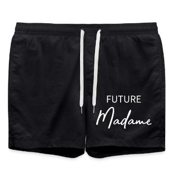 Futur Madame - Short de bain - noir - Devant - AI Model Male 185 light (185cm)