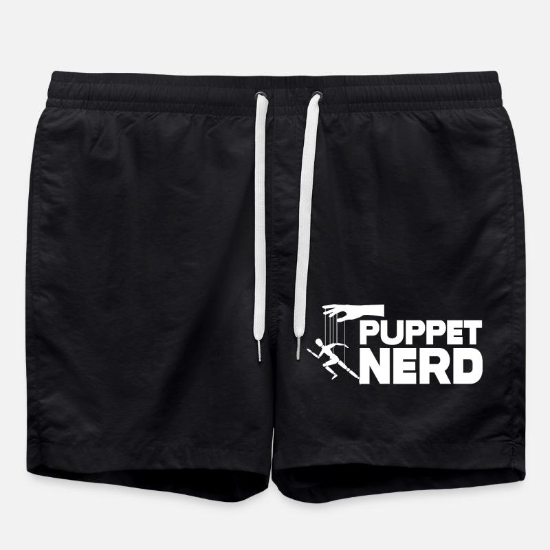 Marionnette de nerds de marionnettes - Short de bain - noir