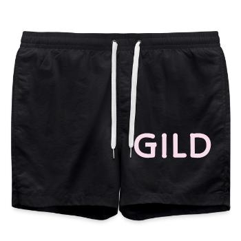 Mot pour enseignants et élèves d’anglais - Short de bain - noir - Devant - AI Model Male 185 light (185cm)