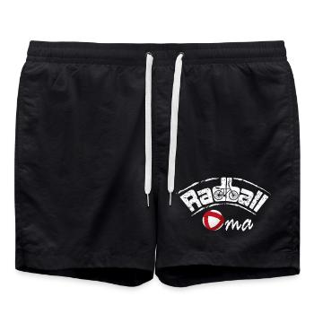 Cycling, Cycleball, Indoor Cycling, Grandma - Swim Trunks - black - Front - AI Model Male 185 light (185cm)