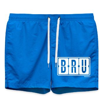 Brüssel BRU, City Souvenir Polo, T-Shirt, Tasche - Badeshorts - Cobalt blue - Vorne