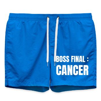 Défi final : cancer – t-shirt humour combat - Short de bain - cobalt blue - Devant