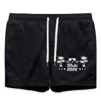 Lunettes de soleil Malle 2026 Palm Tree - Short de bain - noir - Devant - AI Model Male 185 light (185cm)