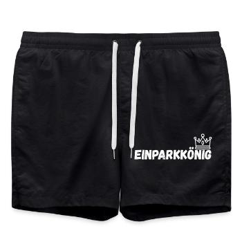 Einparkkonig_schwarz - Short de bain - noir - Devant - AI Model Male 185 light (185cm)