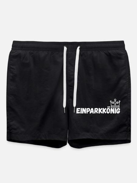Einparkkonig_schwarz - Swim Trunks - black