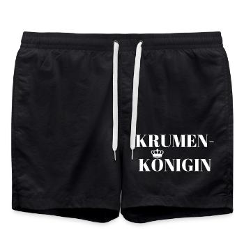 Crumbs Queen - Swim Trunks - black - Front - AI Model Male 185 light (185cm)