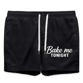 Cuis-moi ce soir - Short de bain - noir - Devant - AI Model Male 185 light (185cm)
