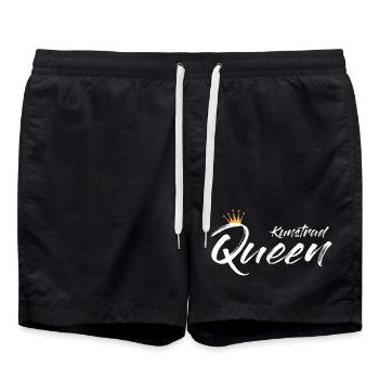 Artistic cycling, artistic cycling, indoor cycling - Swim Trunks - black - Front - AI Model Male 185 light (185cm)
