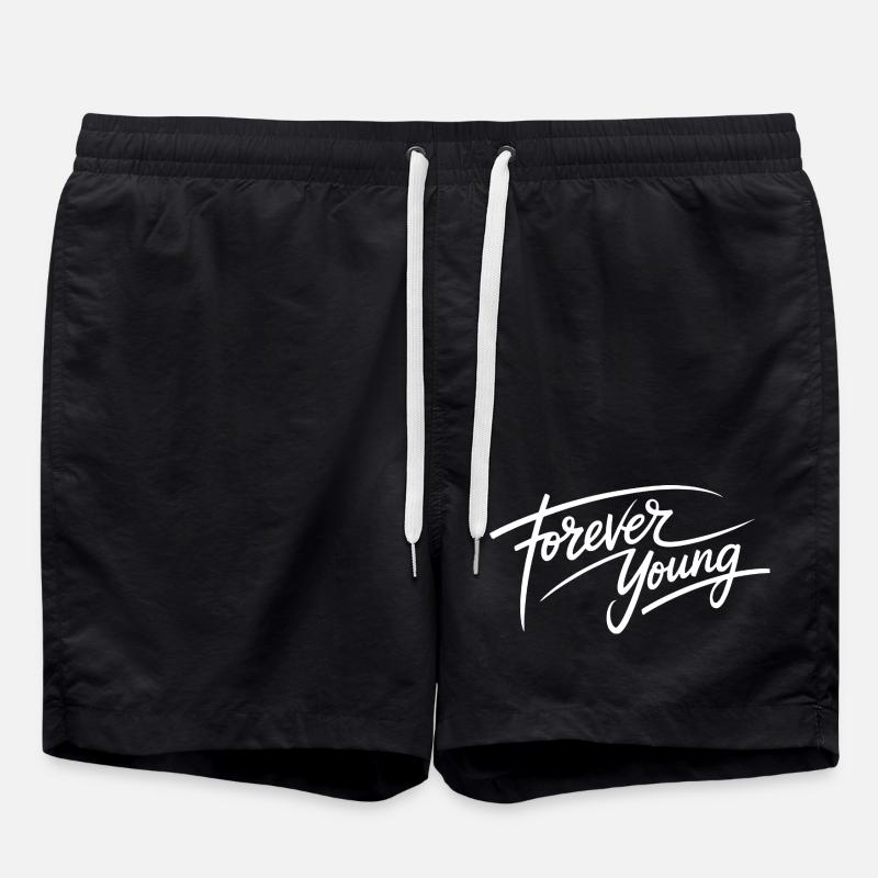 Forever Young - Badeshorts - Schwarz
