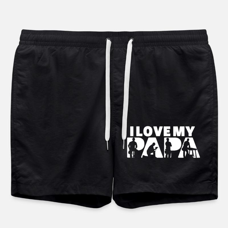Carpenter Definition Funny Woodworker Joiner Gift - Swim Trunks - black