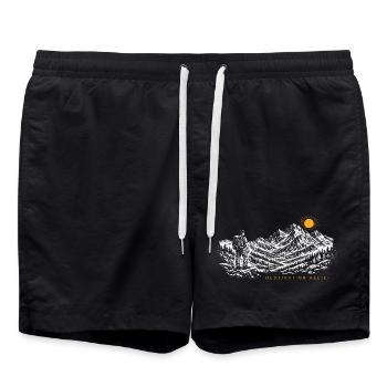 Lumière de secours pour randonnées Sunrise Destination - Short de bain - noir - Devant - AI Model Male 185 light (185cm)
