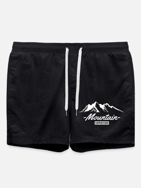 Mountain Expedition Adventure Shirt - Swim Trunks - black