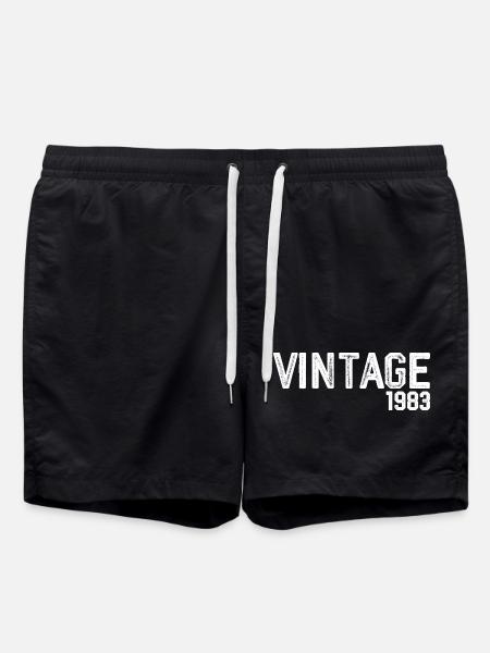 Vintage 1983 - Swim Trunks - black