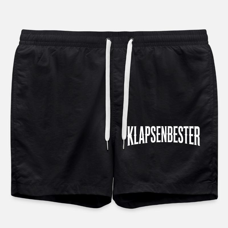 Meilleure phrase folle du bureau - Short de bain - noir