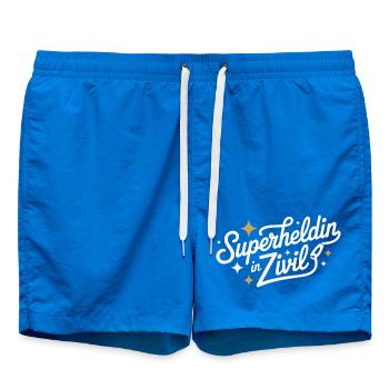 Superheldin In Zivil Superhero Superhelden Kostüm - Badeshorts - Cobalt blue - Vorne