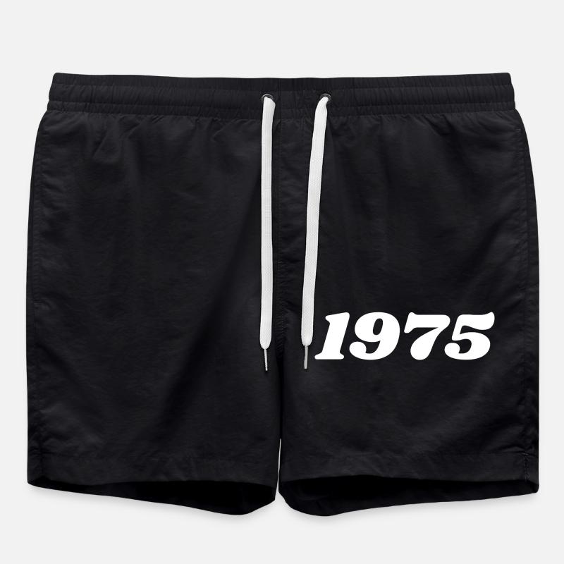 1975 - Short de bain - noir