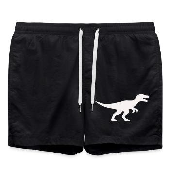 Raptor T Rex Silhouette - Short de bain - noir - Devant - AI Model Male 185 light (185cm)