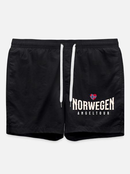 Norway Fishing Trip - Swim Trunks - black