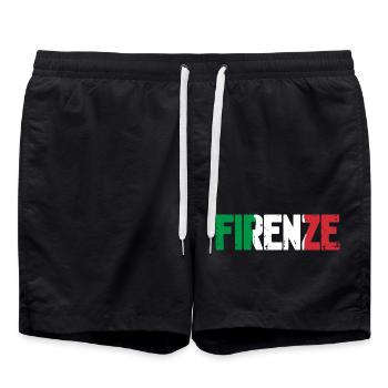 Firenze Italia - Short de bain - noir - Devant - AI Model Male 185 light (185cm)